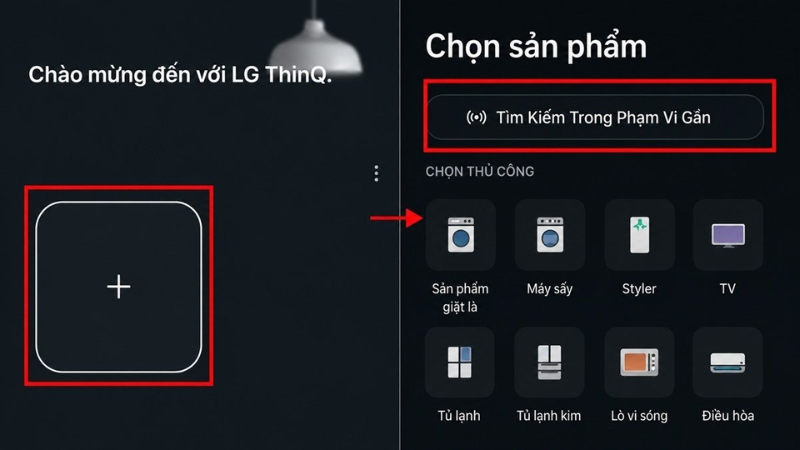 Kết nối điện thoại với tivi LG bằng LG ThinQ