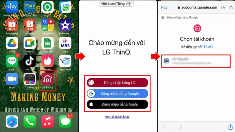 Kết nối điện thoại với tivi LG bằng ứng dụng LG ThinQ