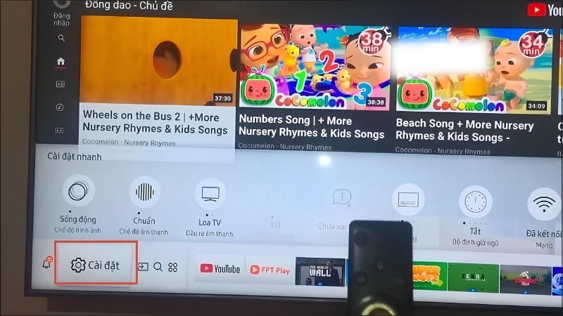 Kết nối không dây bằng AirPlay bước 1