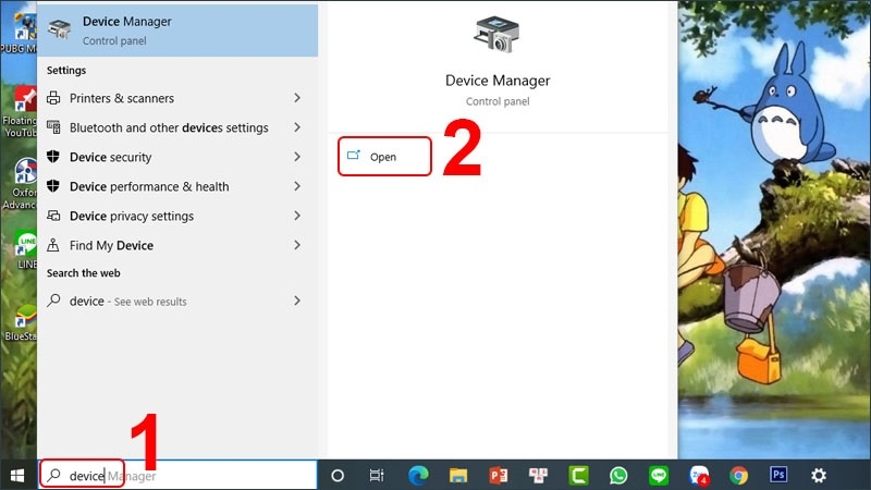 Dùng Device Manager để khóa chuột laptop Dell bước 1 Dùng Device Manager để khóa chuột laptop Dell bước 1