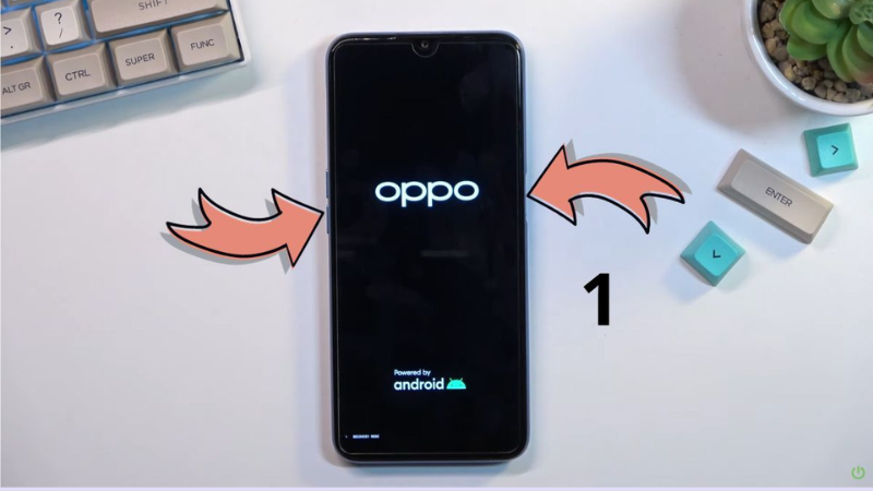 khởi động lại để Sửa Lỗi OPPO Bị Treo Logo