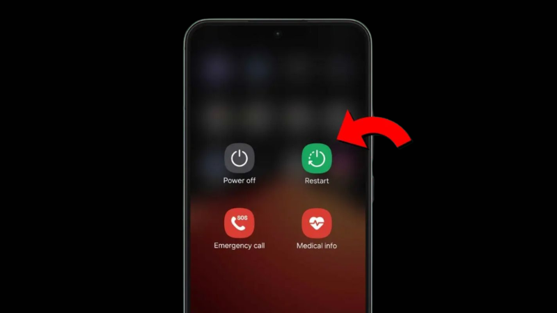 khởi động lại điện thoại