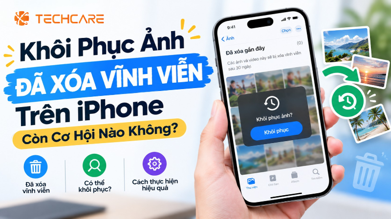 Khôi Phục Ảnh Đã Xóa Vĩnh Viễn Trên iPhone: Còn Cơ Hội Nào Không?