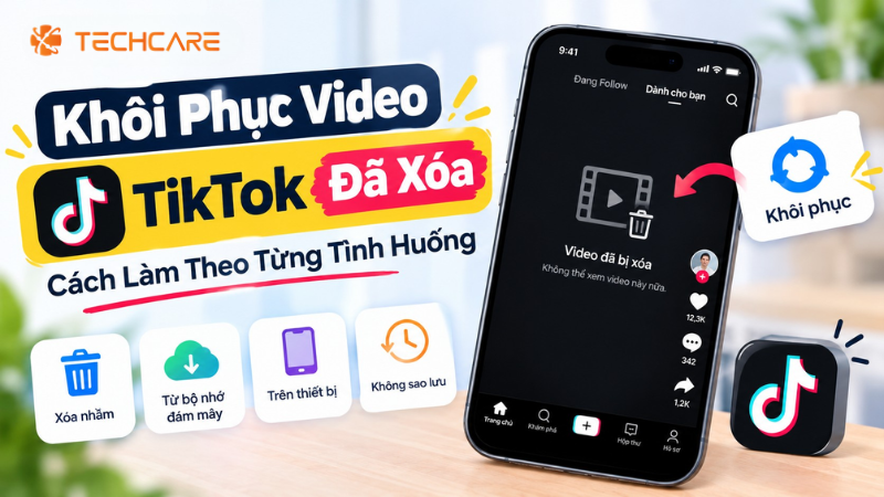Khôi Phục Video TikTok Đã Xóa: Cách Làm Theo Từng Tình Huống