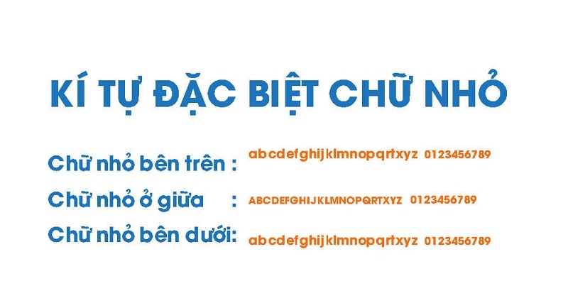 Kí tự đặc biệt chữ nhỏ là gì? 999 kí tự đặc biệt chữ nhỏ hay nhất