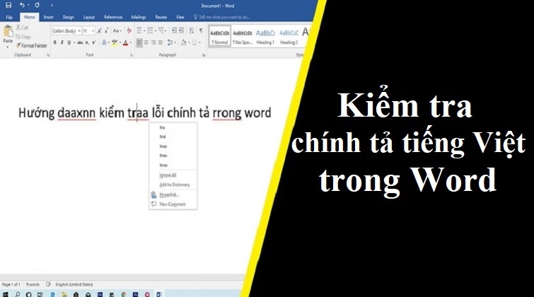 Cách kiểm tra chính tả tiếng Việt trong Word nhanh chóng nhất