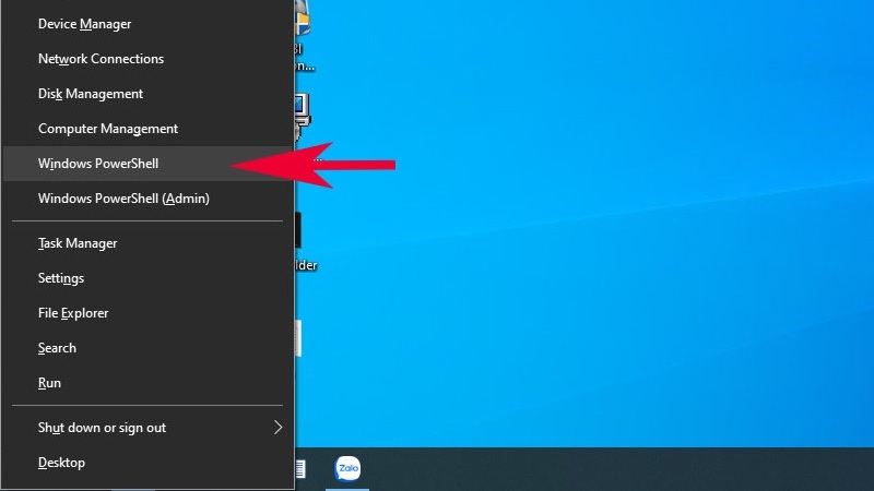 Dùng Windows PowerShell Dùng Windows PowerShell