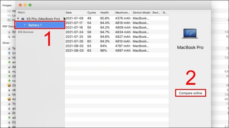 Chọn nút Compare Online