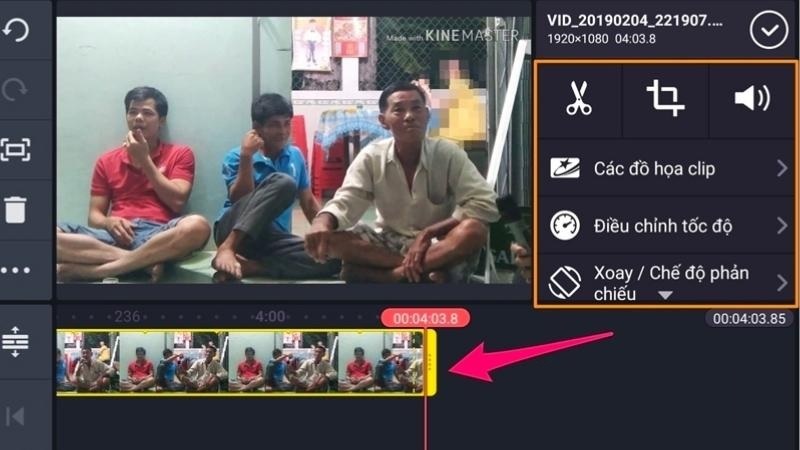 Chọn dòng thời gian bên dưới