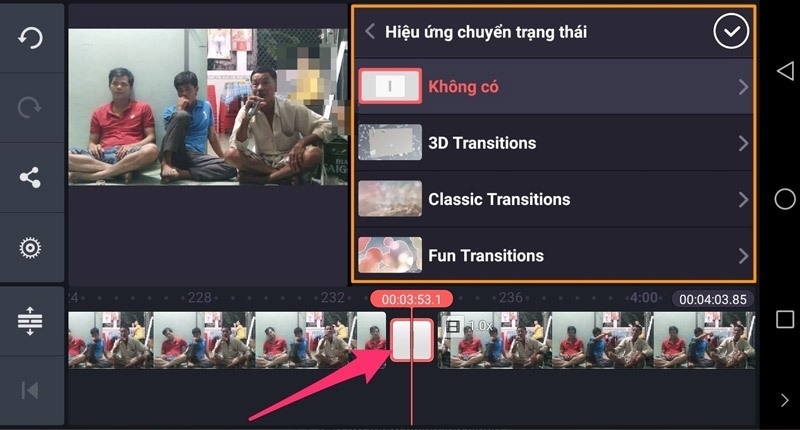 Cách chèn hiệu ứng chuyển cảnh đơn giản nhất