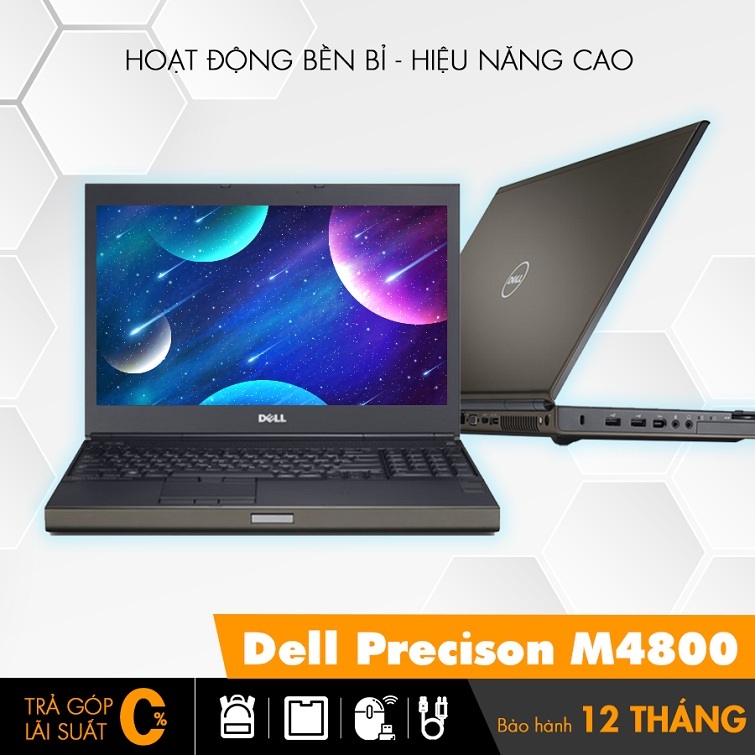 Laptop Dell Precison M4800 màn hình 15.6 inch (Full HD/3K/4K)