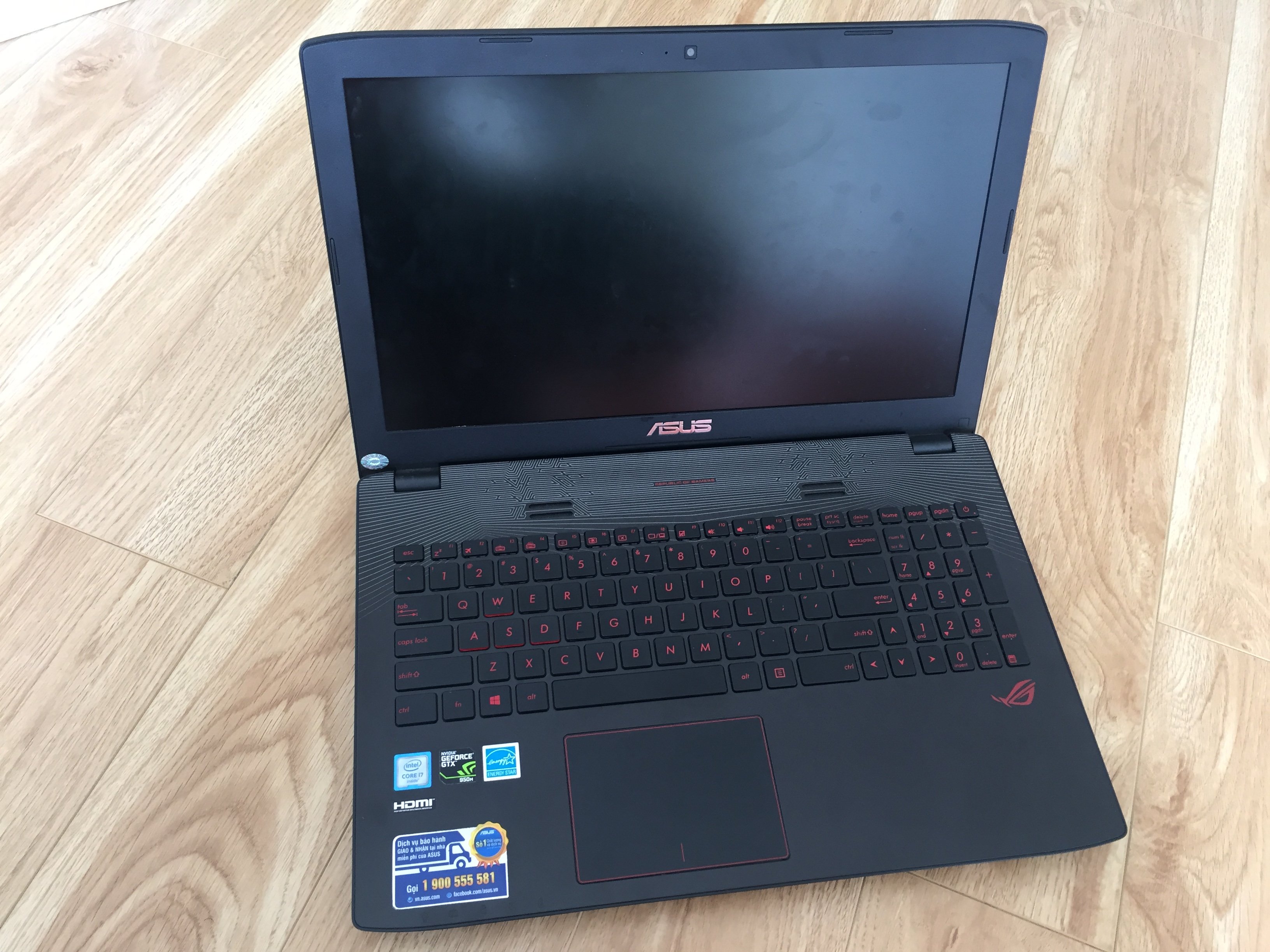 Dòng Laptop Asus GL552VX – DM070D