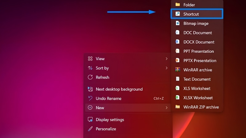 Cách tạo nút Shutdown trên Desktop bước 2 Cách tạo nút Shutdown trên Desktop bước 2
