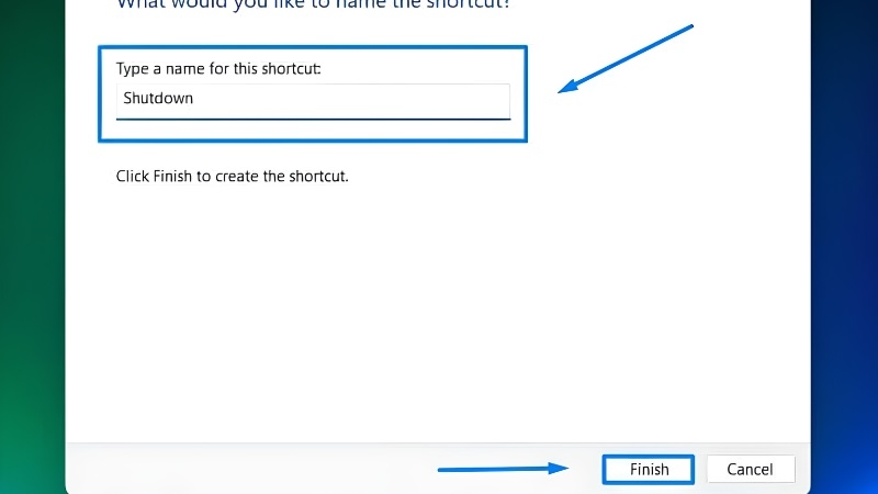 Cách tạo nút Shutdown trên Desktop bước 4 Cách tạo nút Shutdown trên Desktop bước 4