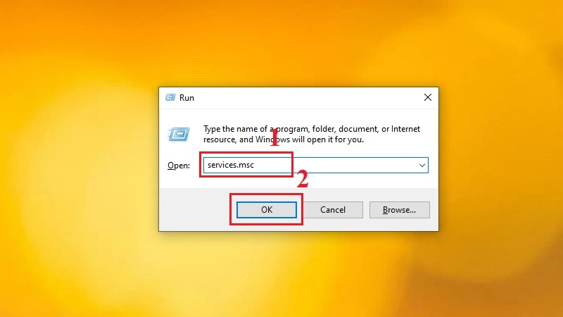 Khởi động lại dịch vụ Windows Audio bước 1 Khởi động lại dịch vụ Windows Audio bước 1