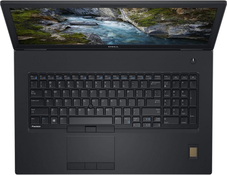 Precision 7730 có kích thước nhỏ