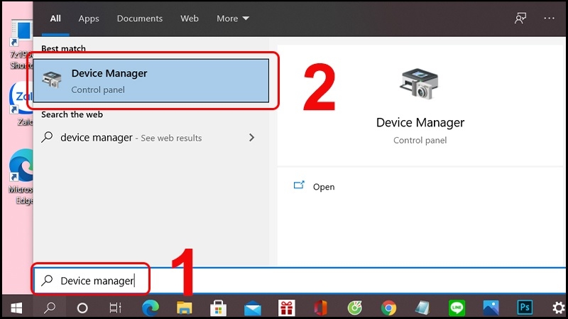 Menu Update driver cho HID-compliant mouse trong Device Manager bước 1