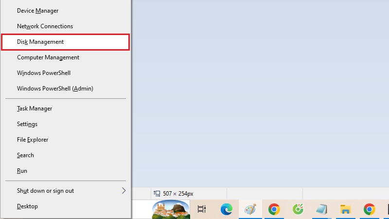 Khởi tạo ổ cứng mới trong Disk Management bước 1 Khởi tạo ổ cứng mới trong Disk Management bước 1