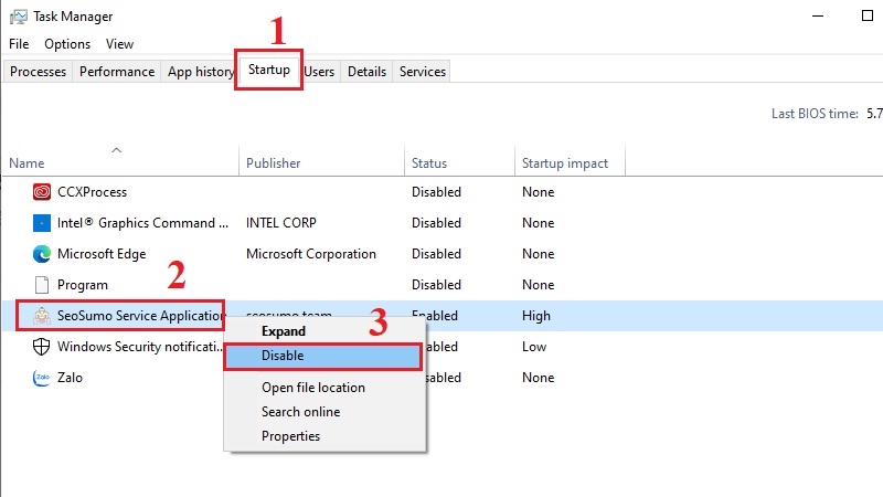 Tắt bớt ứng dụng khởi động cùng hệ thống windows Tắt bớt ứng dụng khởi động cùng hệ thống windows