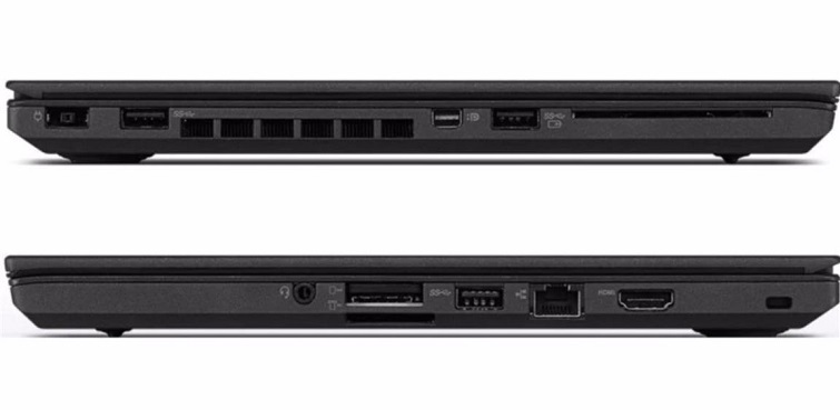 Các cổng kết nối của Thinkpad T460