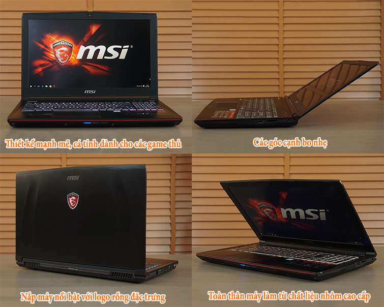 laptop msi ge62vr apache pro