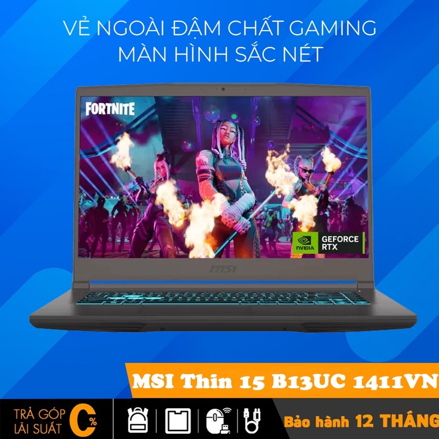 MSI Thin 15 B13UC 1411VN