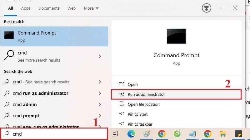 Kiểm tra sức khỏe pin bằng báo cáo Windows bước 1
