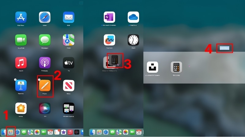 Tạo và quản lý thư mục trong Launchpad Tạo và quản lý thư mục trong Launchpad