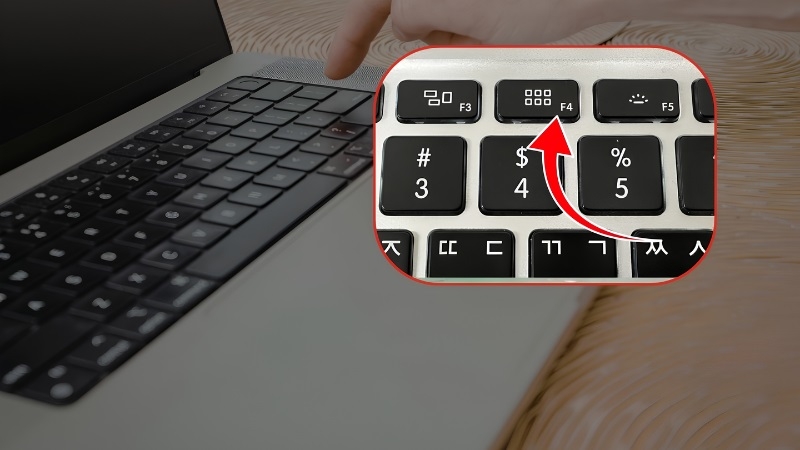 Vị trí phím mở Launchpad trên bàn phím MacBook Vị trí phím mở Launchpad trên bàn phím MacBook
