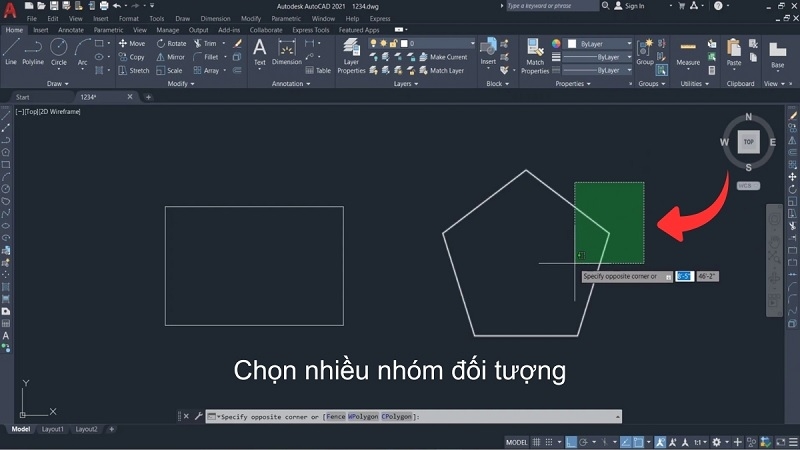 Chọn nhiều nhóm đối tượng Chọn nhiều nhóm đối tượng