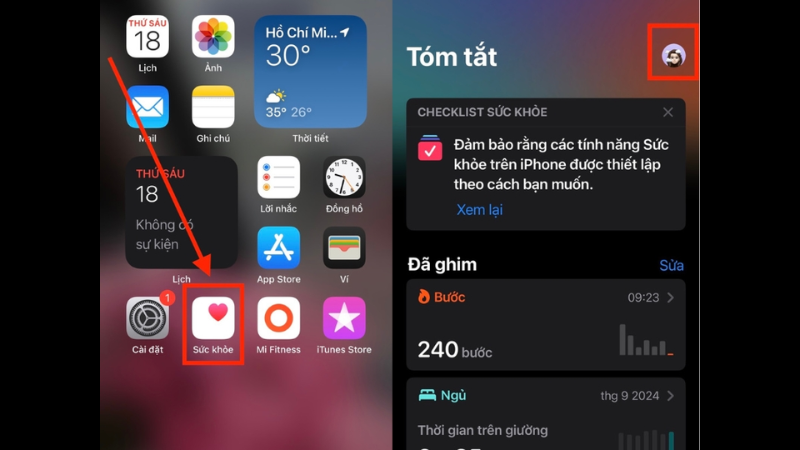 Liên hệ khẩn cấp y tế qua app sức khoẻ