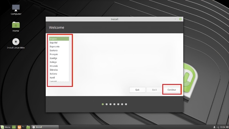 Hướng dẫn cài đặt Linux Mint bước 8 Hướng dẫn cài đặt Linux Mint bước 8