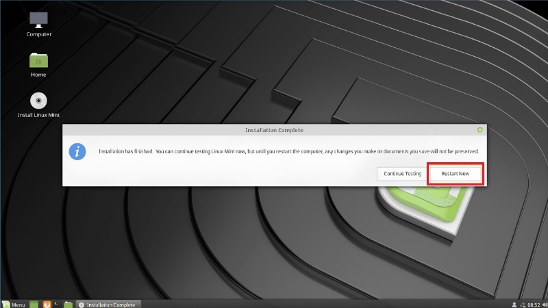 Hướng dẫn cài đặt Linux Mint bước 16 Hướng dẫn cài đặt Linux Mint bước 16