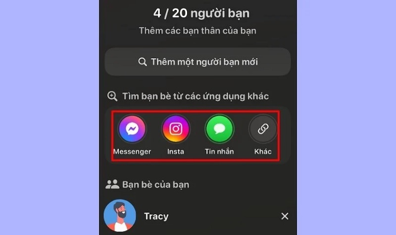 Nhiều nền tảng được Locket đề xuất