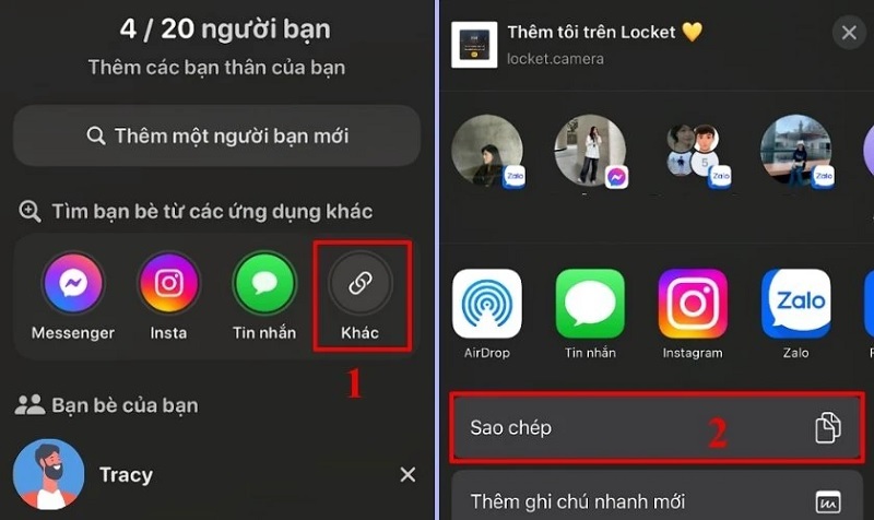 Chọn vào biểu tượng link liên kết