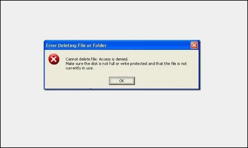 Nguyên nhân gây lỗi access is denied win 10 là gì?