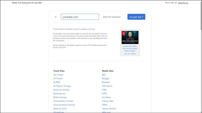 YouTube bị cấm trong khu vực của bạn