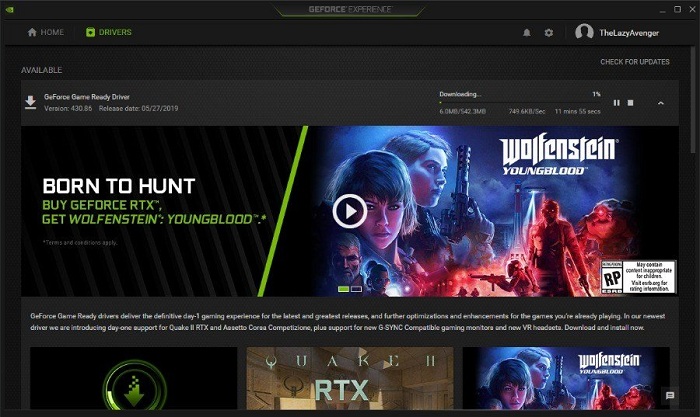 CẬP NHẬT TRÌNH ĐIỀU KHIỂN GPU