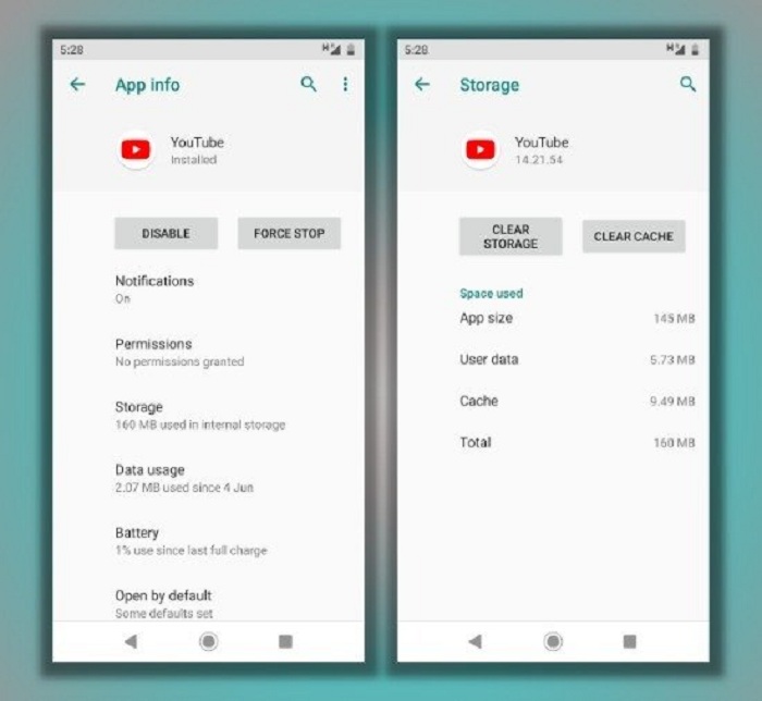 Lỗi không vào được youtube trên điện thoại Android