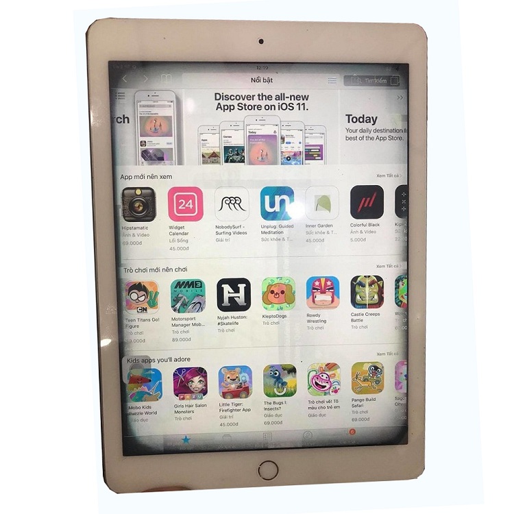 Lỗi nhòe màn hình iPad