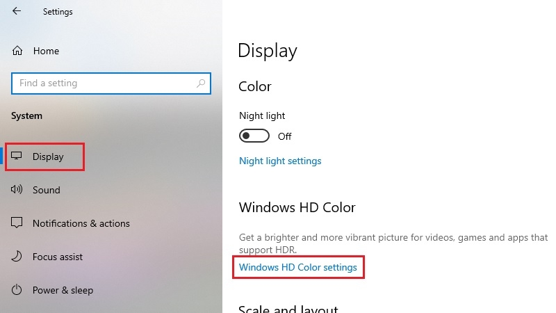 Kiểm tra và khôi phục color profile mặc định bước 3 Kiểm tra và khôi phục color profile mặc định bước 3