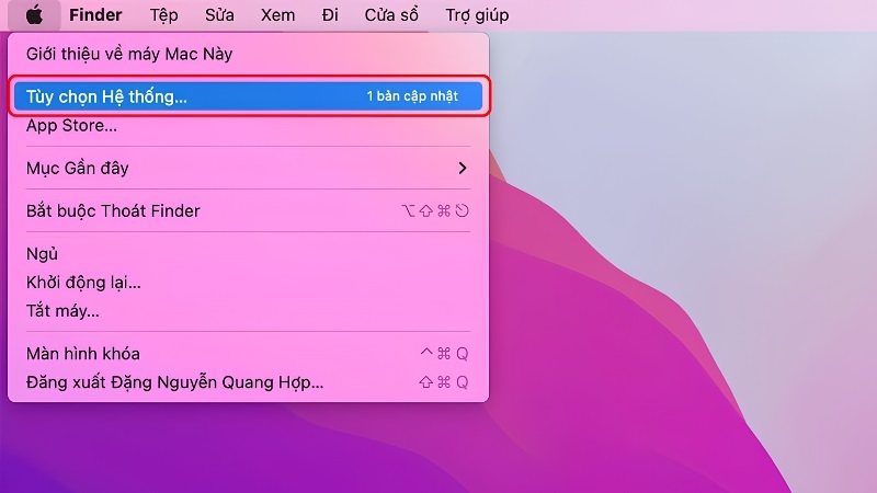 Quên mạng Wifi rồi kết nối lại bước 2