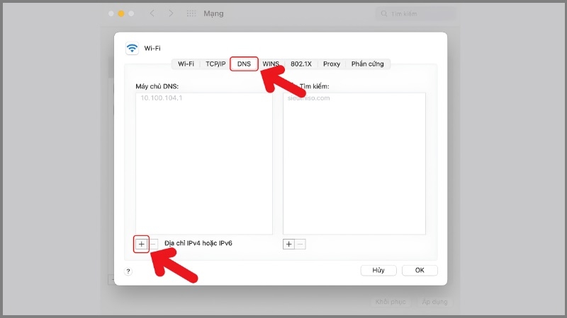 Đổi DNS bước 1