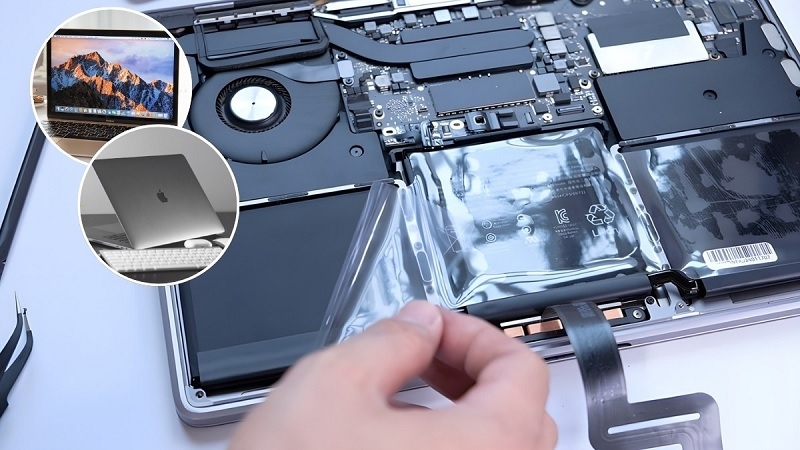 Kiểm tra pin khi máy không lên nguồn