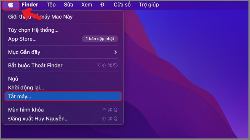 Reset NVRAM và SMC bước 1 Reset NVRAM và SMC bước 1