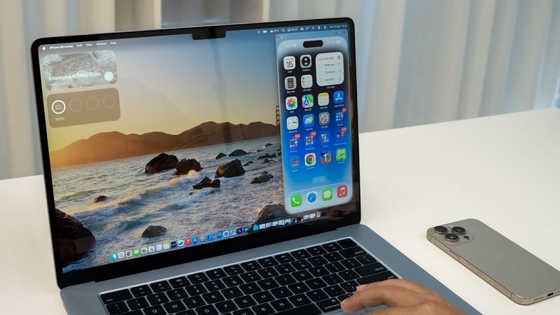 iPhone Mirroring: không còn bó buộc trong khung dọc iPhone Mirroring: không còn bó buộc trong khung dọc