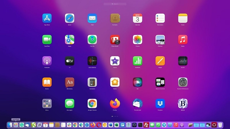 Giao diện màn hình chính của macOS Monterey Giao diện màn hình chính của macOS Monterey