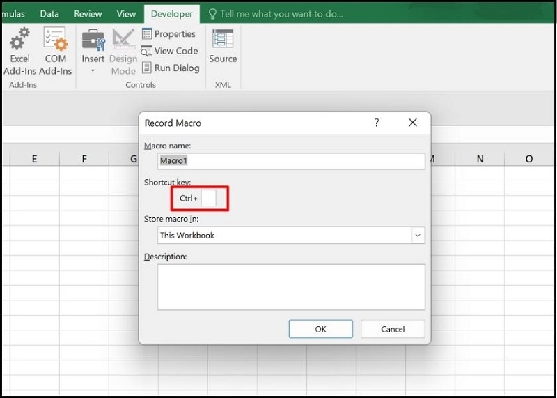Nên để trống ô này để hạn chế tình trạng xảy ra lỗi