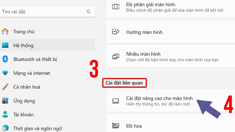 Kiểm tra tần số quét và độ phân giải bước 2 Kiểm tra tần số quét và độ phân giải bước 2