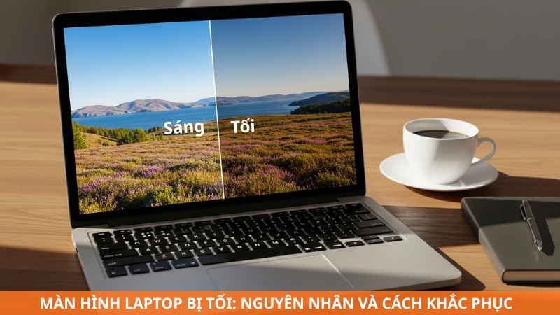 Màn hình laptop bị tối: Nguyên nhân và cách khắc phục hiệu quả